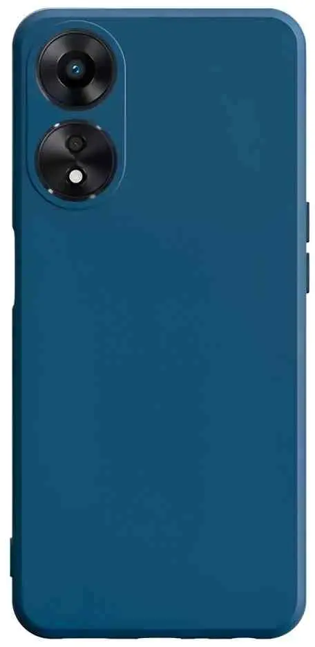 Husă de protecție Helmet Case Liquid Silicone Oppo A98 (HMTCLSOPA98BL), albastru