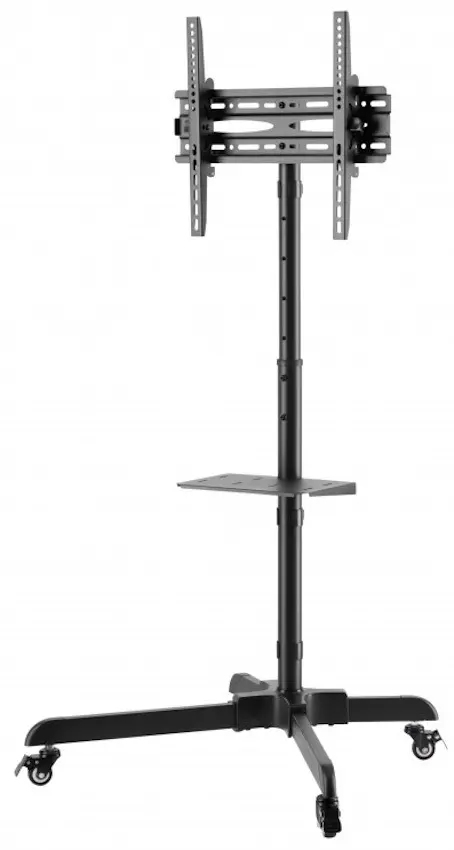 Suport TV de podea Reflecta 55P-Shelf, negru