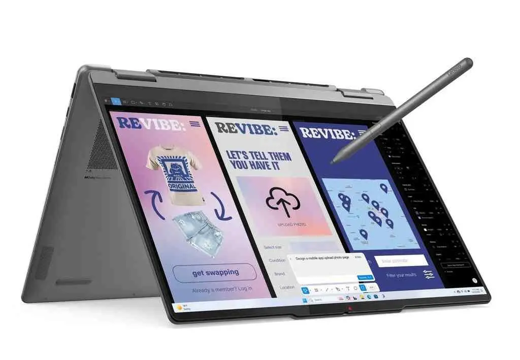 Laptop Lenovo Yoga 7 2-in-1 14ILL10 (14.0"/2.8K/Core Ultra 7 258V/32GB/1TB/Intel Arc), gri