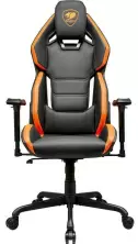Геймерское кресло Cougar Hotrod, черный/оранжевый