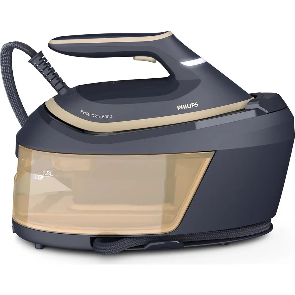 Fier de călcat cu aburi Philips PSG6066/20, albastru