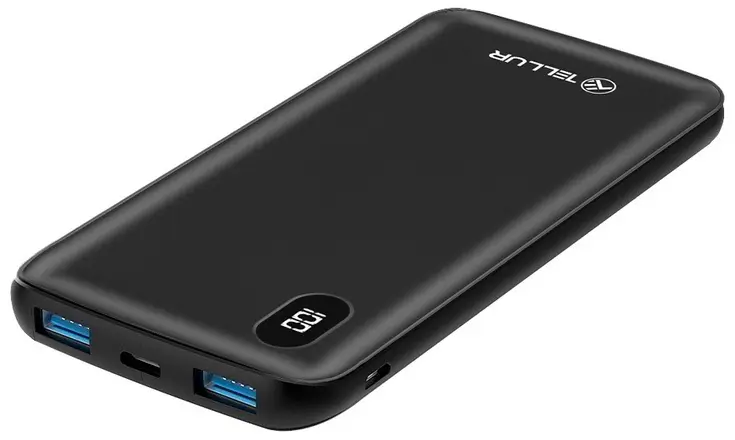 Acumulator extern Tellur PD100 10000mAh, negru pe tehnoparc.md Acumulator extern Tellur PD100 10000mAh, negru