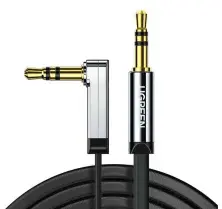 Кабель Ugreen 3.5mm 1m AV119, серебристый