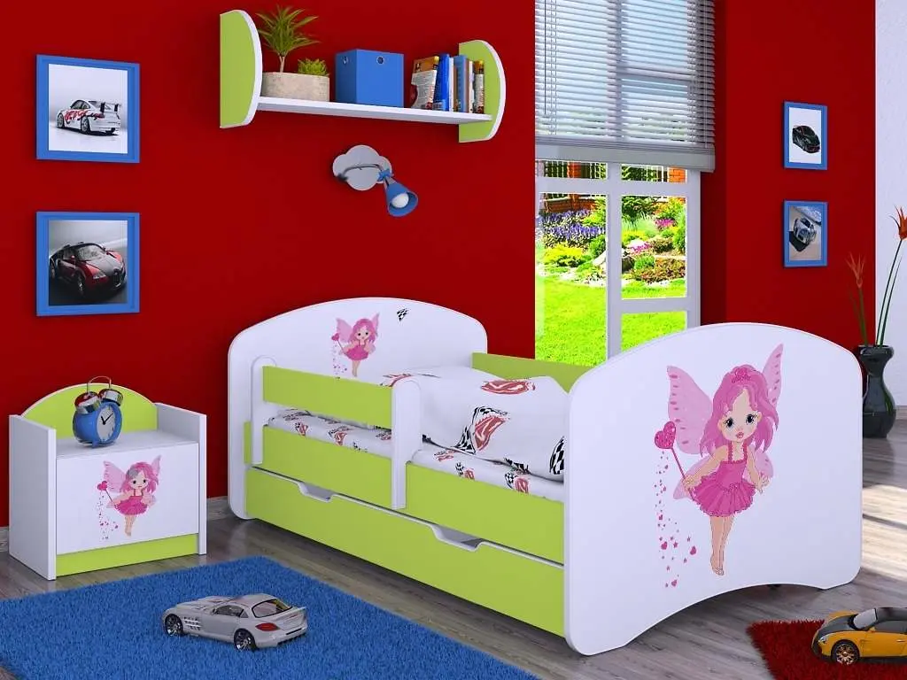 Noptieră Happy Babies Happy SZN02 Fairy, alb/verde pastel pe tehnoparc.md Noptieră Happy Babies Happy SZN02 Fairy, alb/verde pastel
