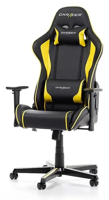 Scaun de birou DXRacer GC-F08-NY, negru/galben