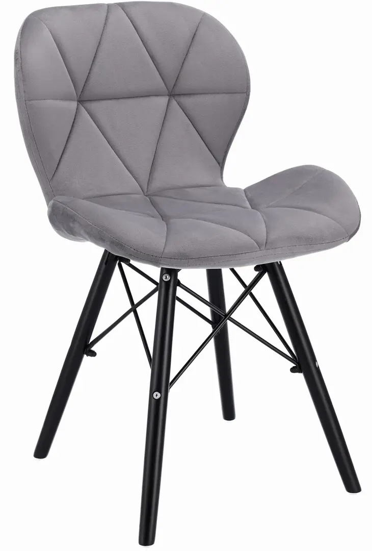 Стул Jumi Velvet SD-276192, серый