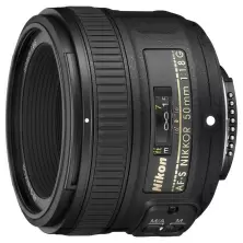Объектив Nikon AF-S Nikkor 50mm f/1.8G, черный