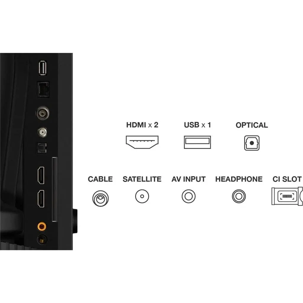 Televizor TCL 40V5C, negru