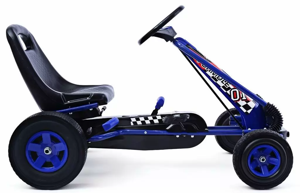 Kart cu pedale Costway TY283250BL, albastru