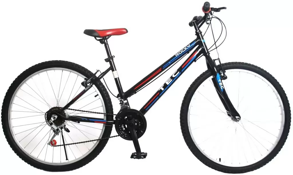 Bicicletă Belderia Tec Rocky 26, negru/roșu