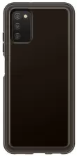 Husă de protecție Samsung Soft Clear cover Galaxy A03s, negru