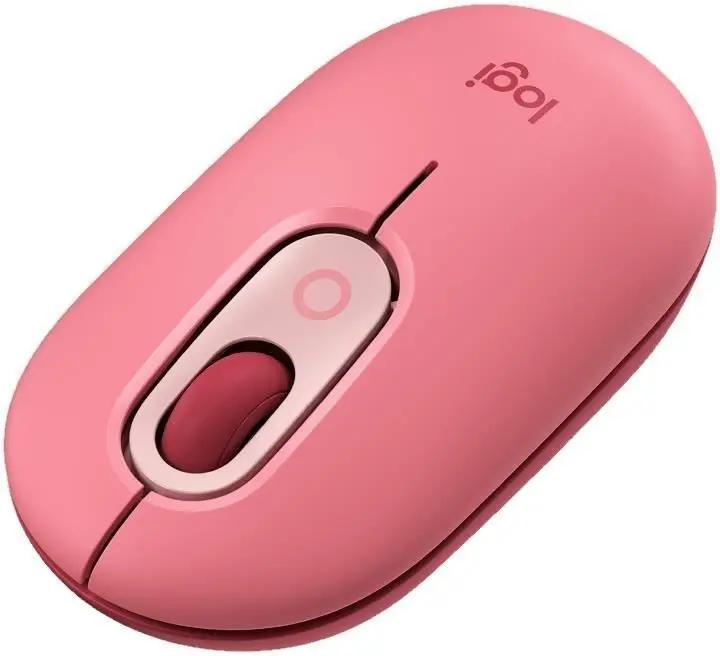 Мышка Logitech POP, розовый