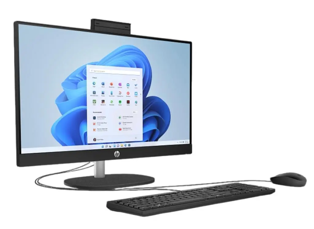 All-in-One HP All-in-One 24-cr0092ci PC, negru