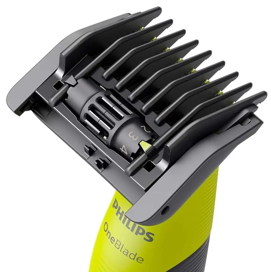 Maşină de tuns barba Philips OneBlade 360 QP4631/65, negru/verde