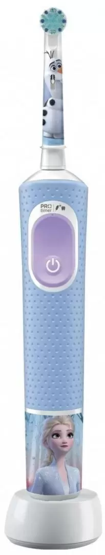 Электрическая зубная щетка Braun Kids Vitality D103 Frozen Pro Kids, голубой