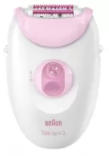 Эпилятор Braun SE3270L, белый/розовый