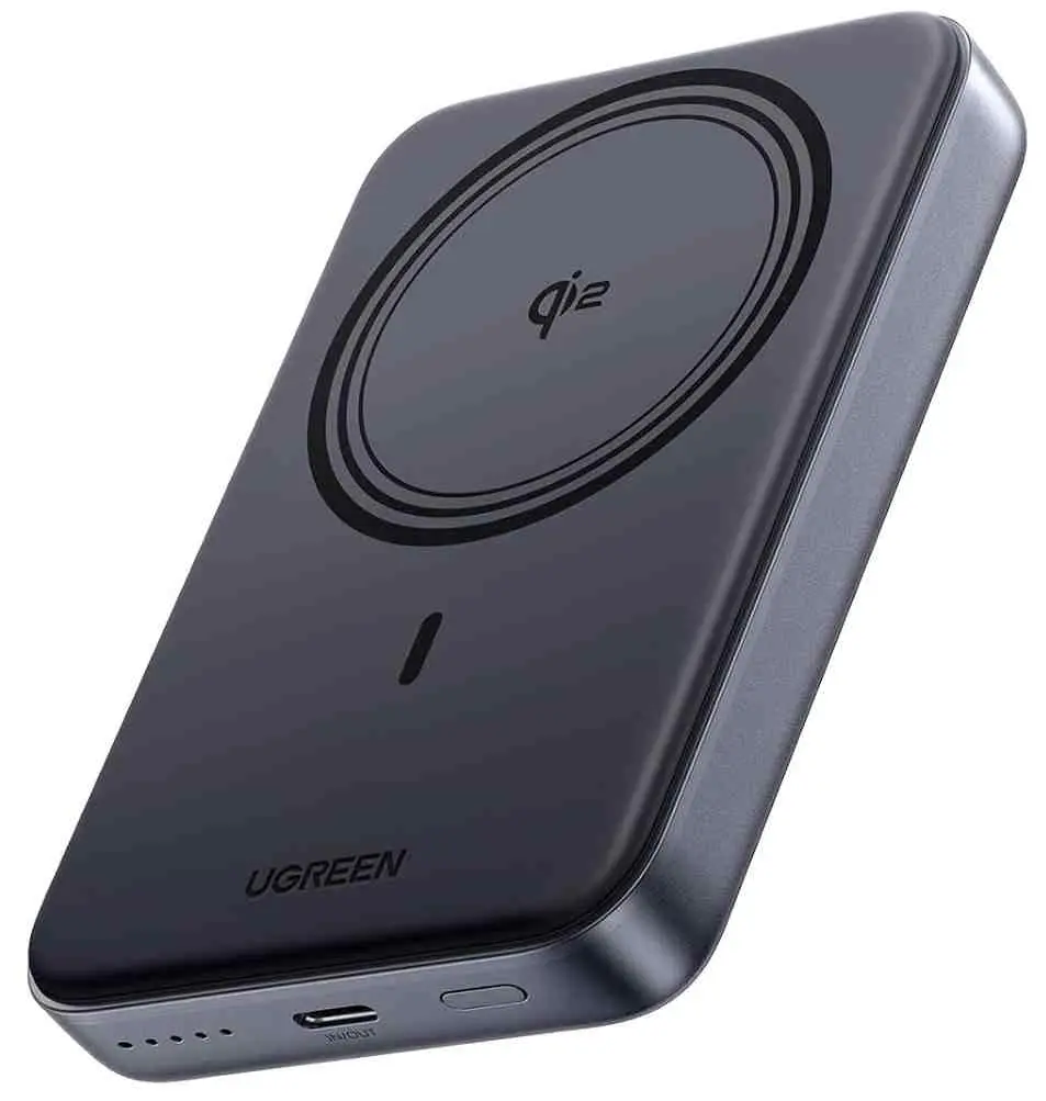 Acumulator extern Ugreen Magsafe Qi2 10000mAh 30W, gri