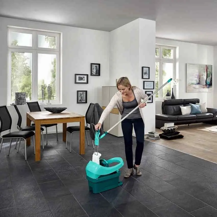 Set mop + găleată Leifheit 55096, verde