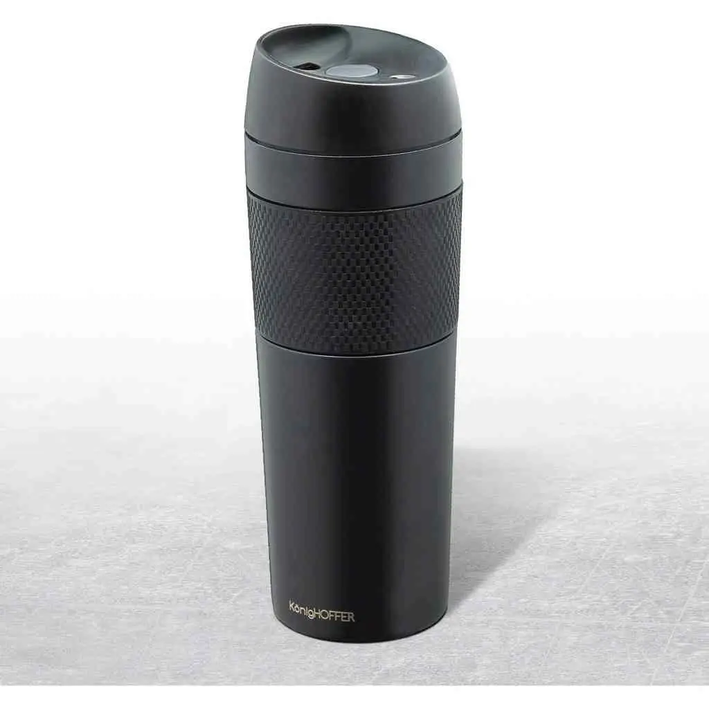 Cană termo Konighoffer Nevis 450ml, negru