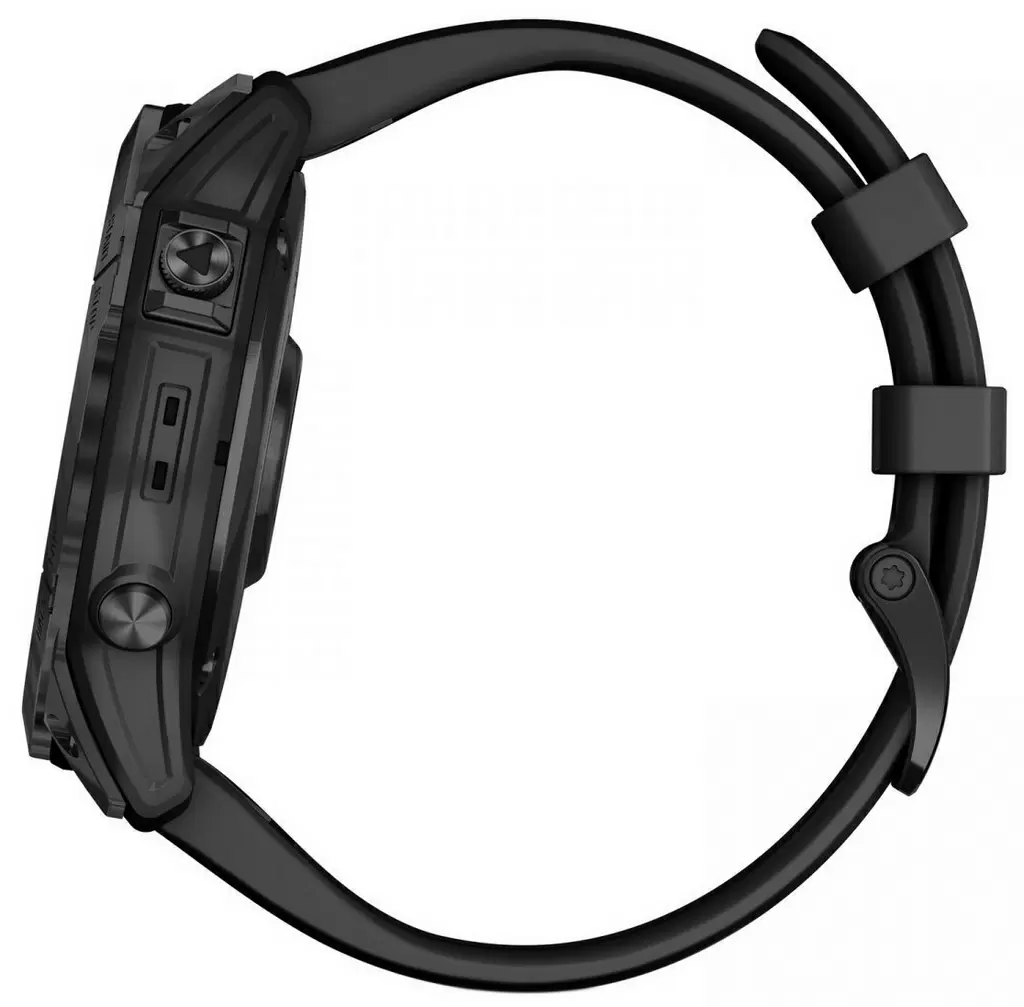 Smartwatch Garmin fenix 7X Sapphire Solar Black Titanium with Black Band