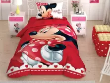 Lenjerie de pat pentru copii TAC Tac Disney Minnie Lovely Single