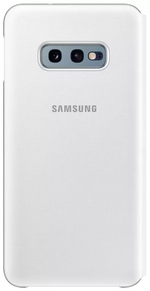 Husă de protecție Samsung Led Flip Wallet Galaxy S10E, alb