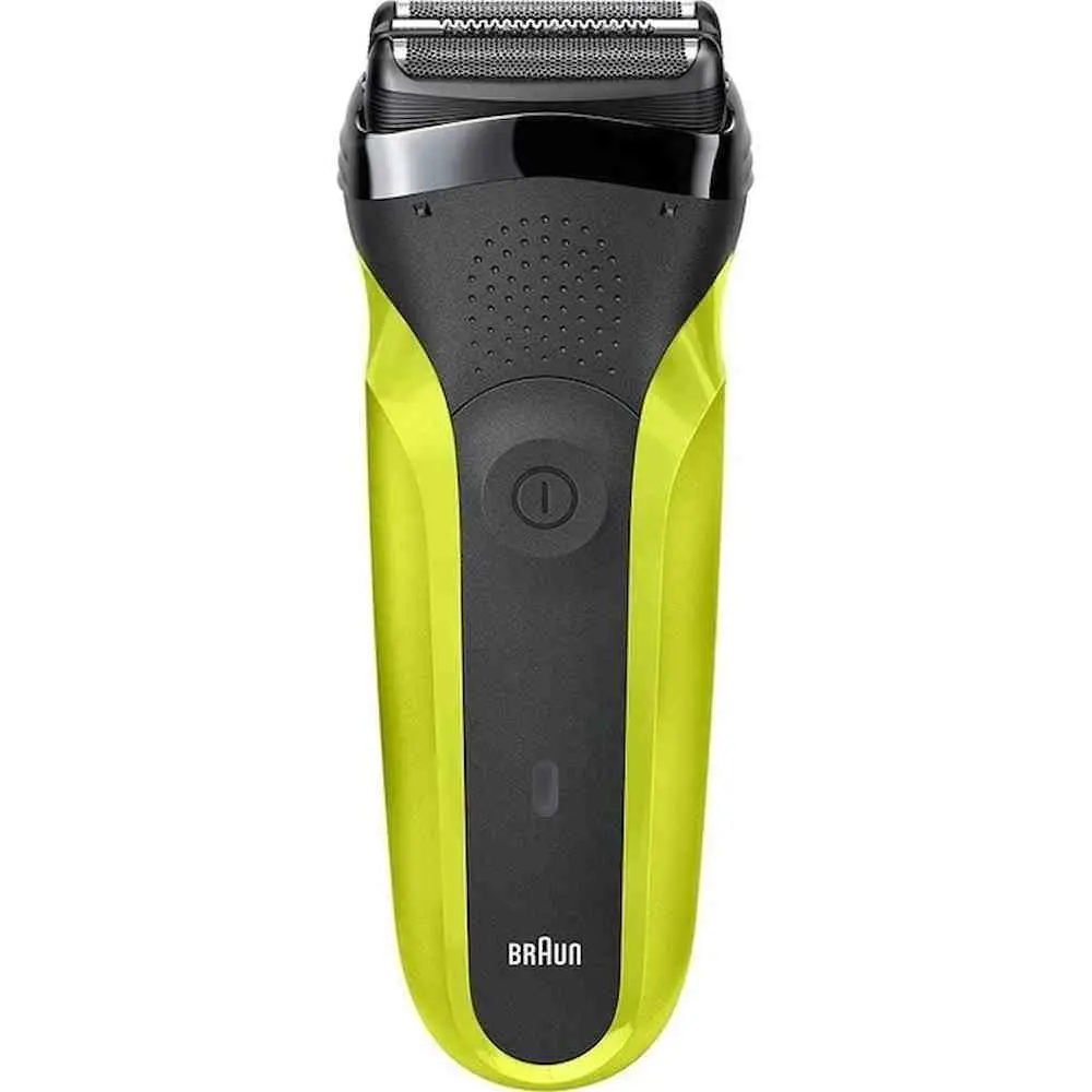 Электробритва Braun 300BT, черный/зеленый