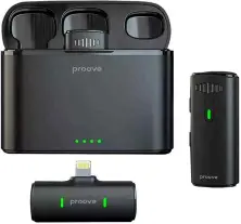 Microfon Proove Demo Lightning (2 mic), negru pe tehnoparc.md Microfon Proove Demo Lightning (2 mic), negru