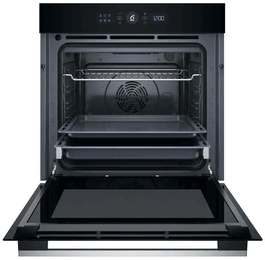 Электрический духовой шкаф Whirlpool WOI5S8CM1SXA, черный на tehnoparc.md Электрический духовой шкаф Whirlpool WOI5S8CM1SXA, черный