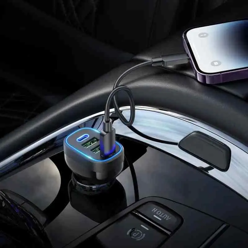 Încărcător auto Hoco NZ11 Guide, negru