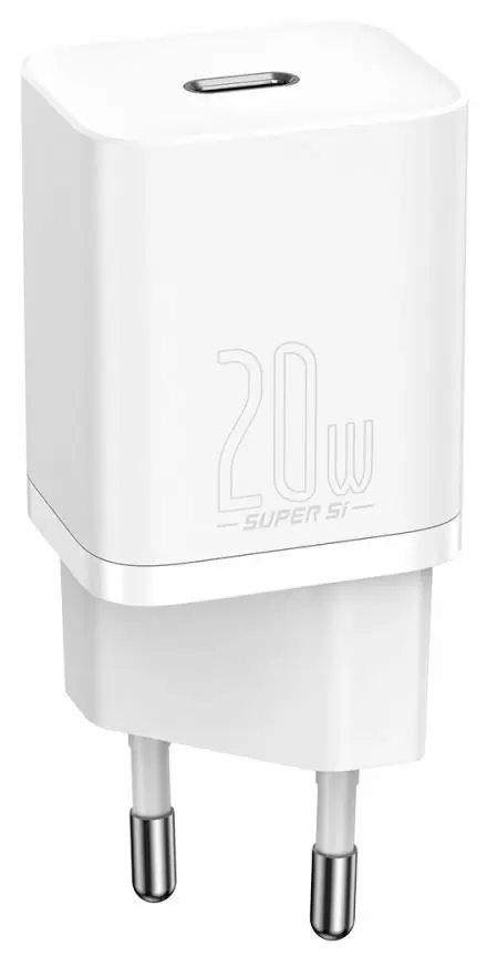 Зарядное устройство Baseus Super Si 1C TZCCSUP-B02, белый