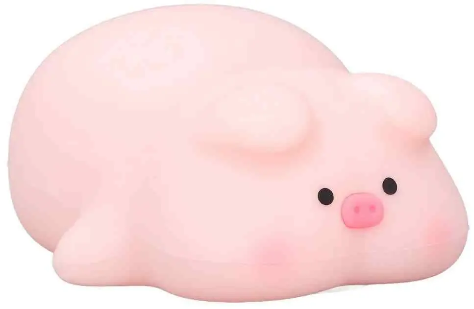 Ночной светильник Helmet Pig, розовый