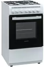 Газовая плита Heinner HFSC-V60LITGC-WH, белый