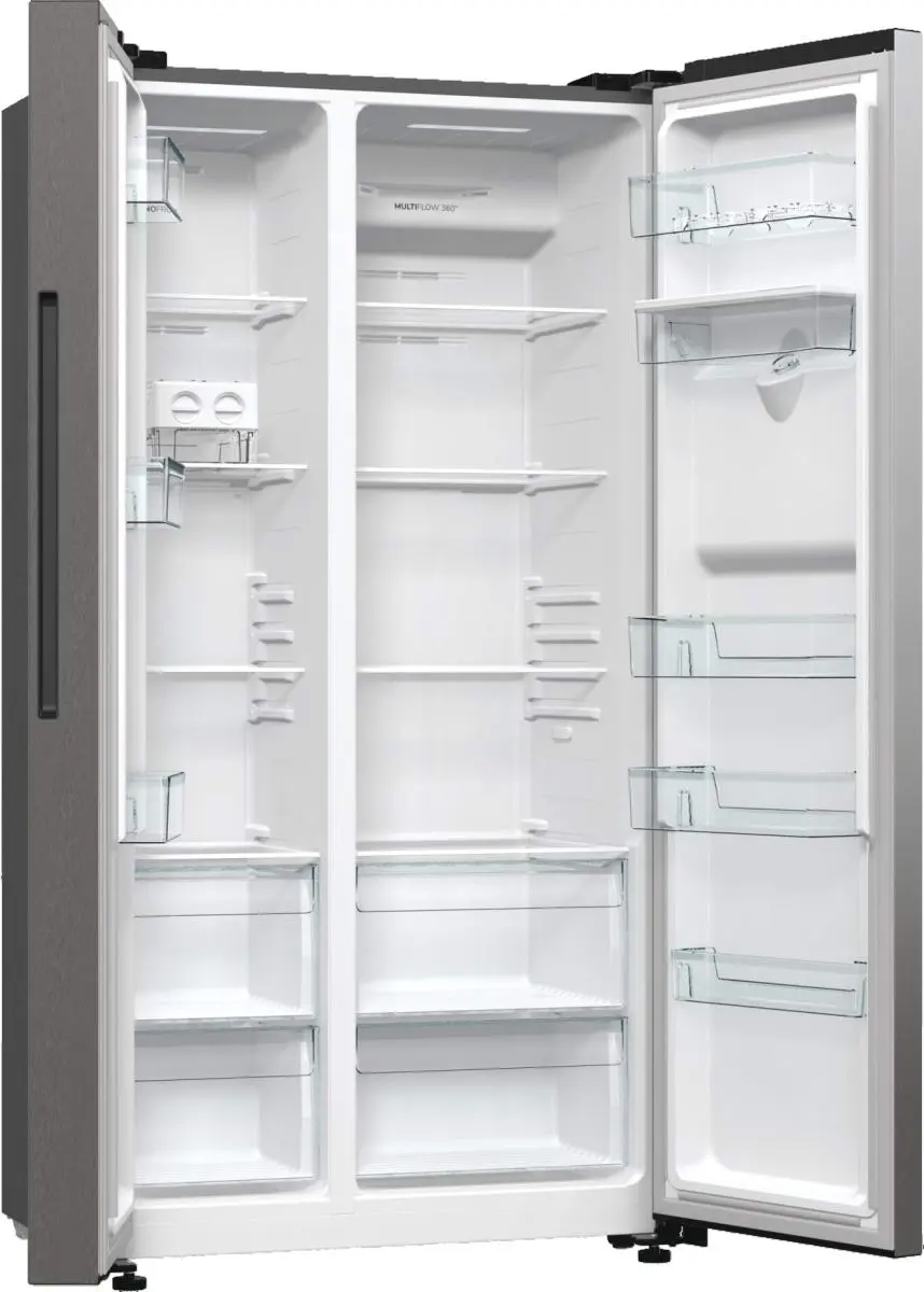 Холодильник Gorenje NRR9185EAXLWD, нержавеющая сталь
