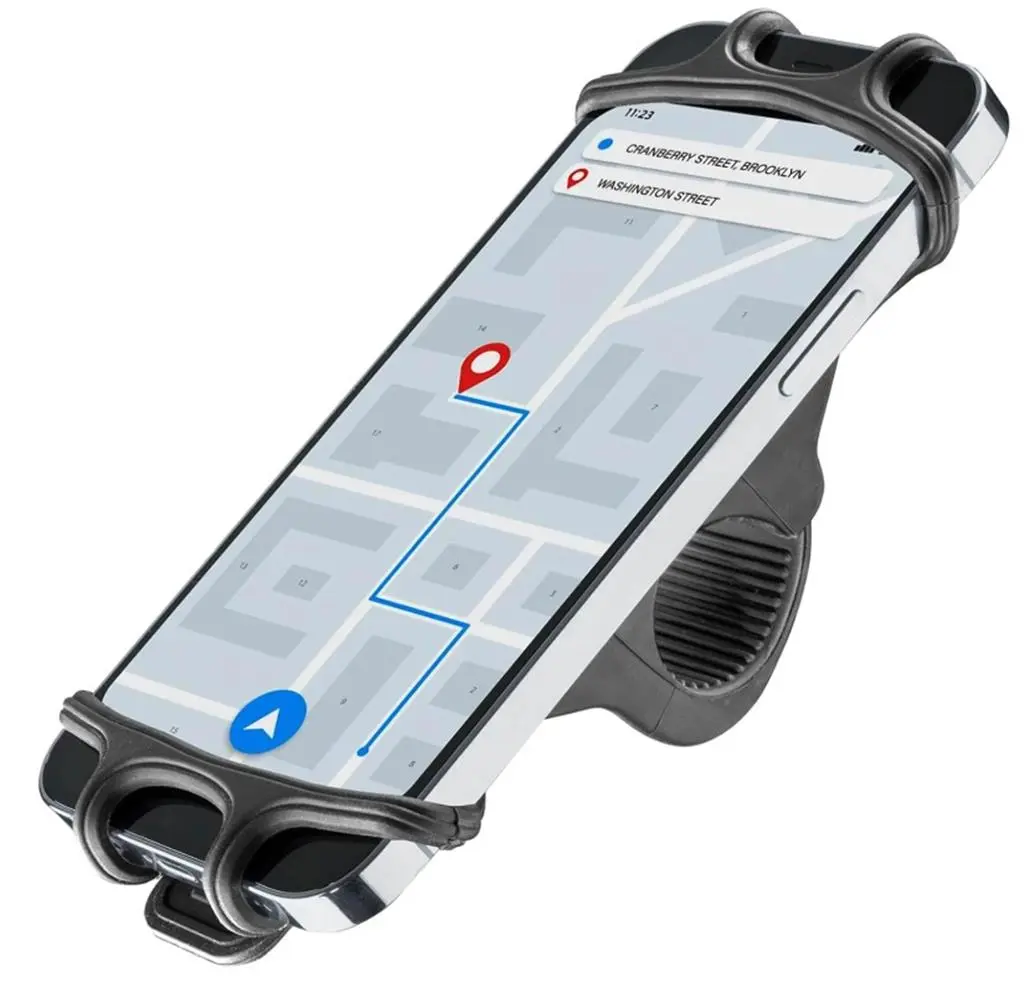 Suport telefon pentru biciclete Cellularline Handle, negru