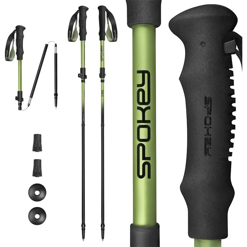 Bețe de trekking Spokey Terra (944825), verde pe tehnoparc.md Bețe de trekking Spokey Terra (944825), verde