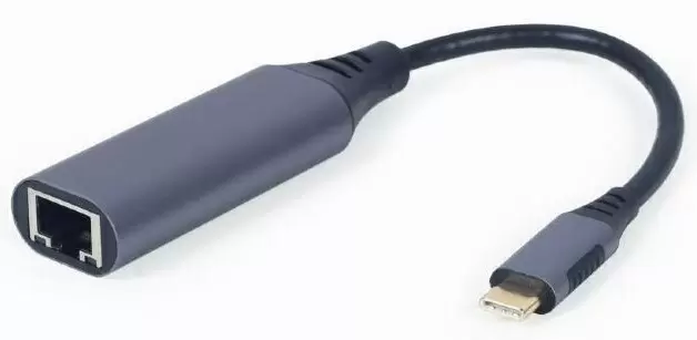 Adaptor Gembird A-USB3C-LAN-01, gri