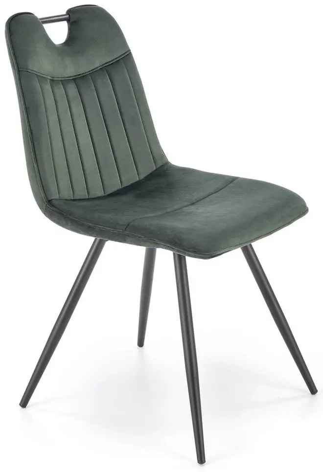Scaun Halmar K521, verde/negru