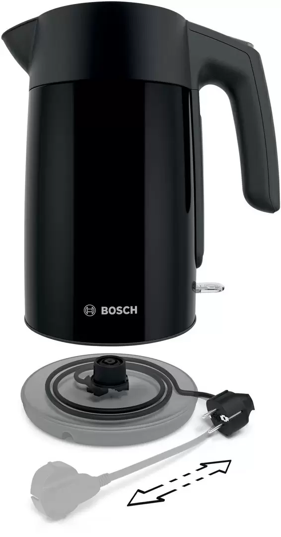 Fierbător de apă Bosch TWK7L463, negru