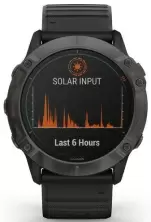 Smartwatch Garmin Fenix 6X Sapphire Carbon, gri