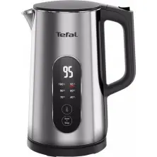 Электрочайник Tefal KI871DE0, нержавеющая сталь, нержавеющая сталь