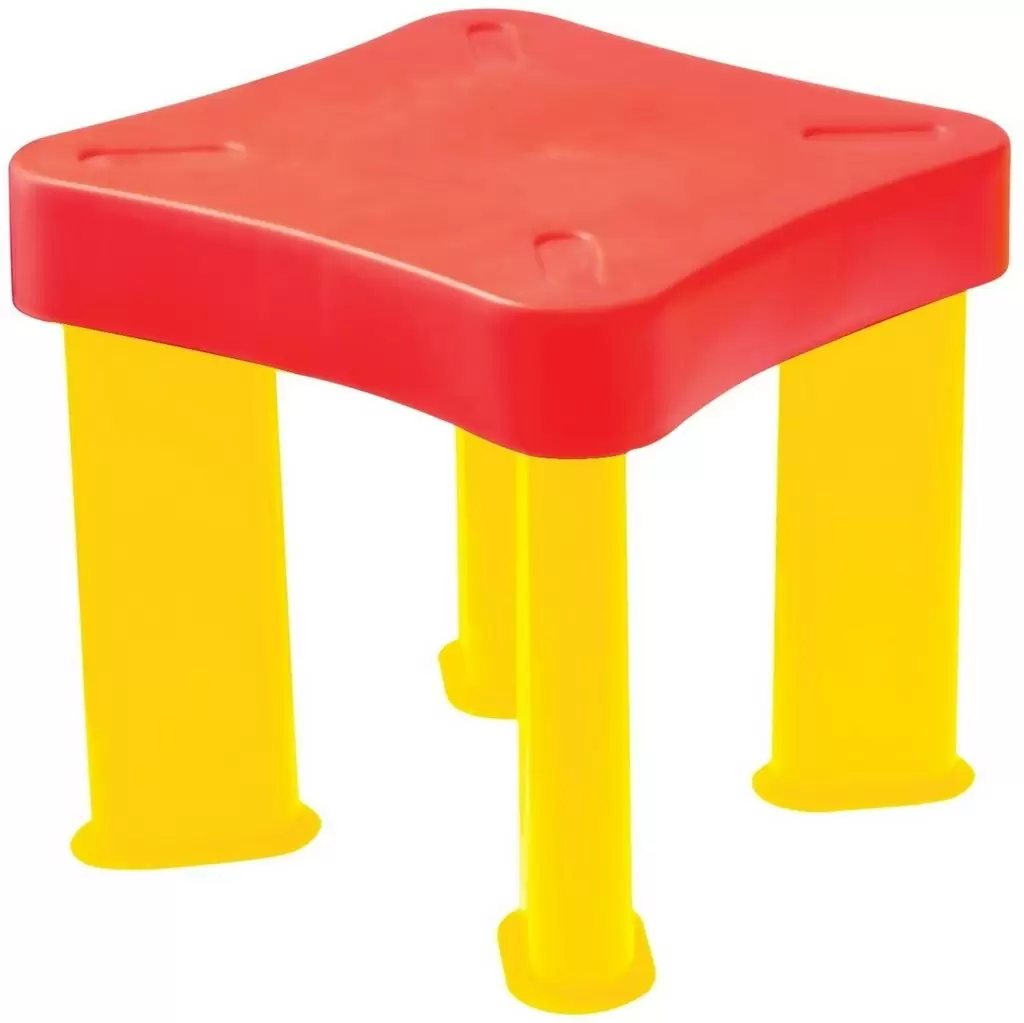 Набор столик + 2 стульчика MochToys Piknik 11852, красный/желтый