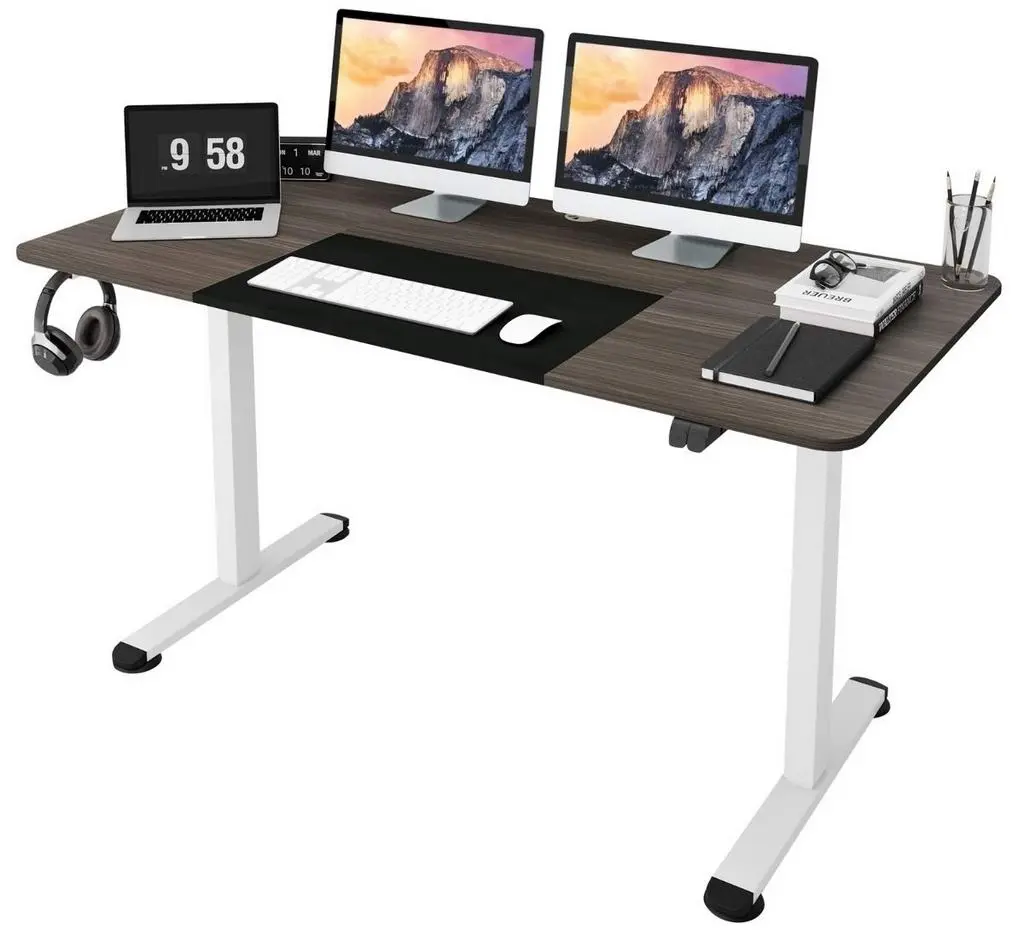 Письменный стол Costway JV10677DE-HS, темно-серый