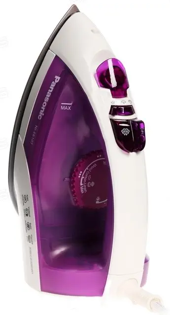 Fier de călcat Panasonic NI-E610TVTW, alb/violet