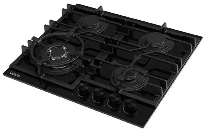 Газовая панель Vesta BH6060IСG/BL, черный