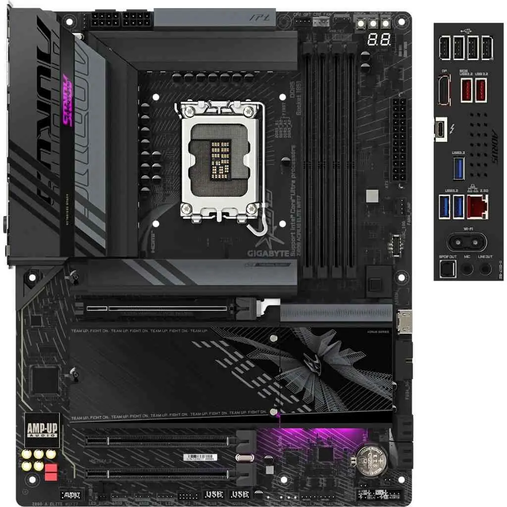 Placă de bază Gigabyte Z890 Aorus Elite WIFI7 pe tehnoparc.md Placă de bază Gigabyte Z890 Aorus Elite WIFI7
