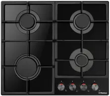 Plită incorporabilă cu gaz Hansa BHKS630540, negru
