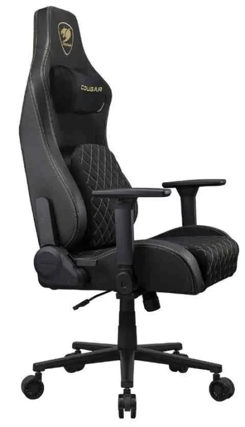 Геймерское кресло Cougar Defensor Gold F, черный/золотой