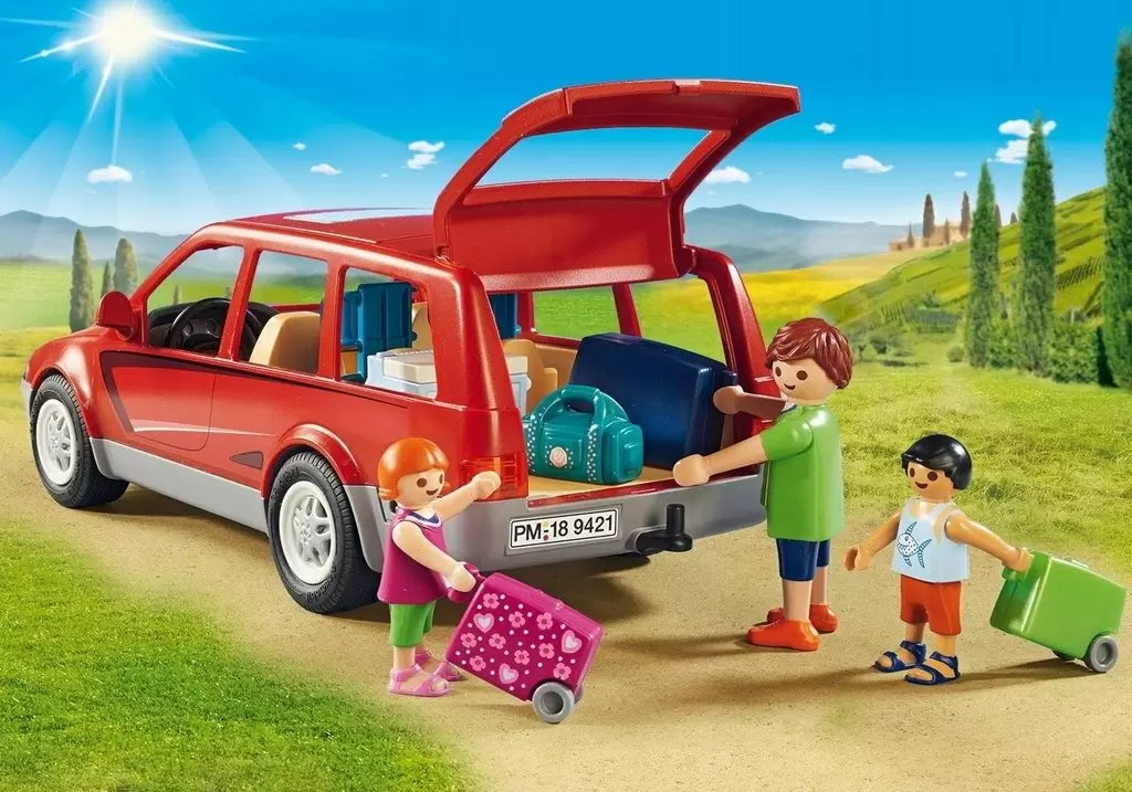 Set jucării Playmobil Family Car