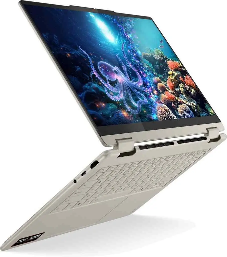 Ноутбук Lenovo Yoga 7 2-in-1 14AKP10 (14.0"/FHD/Ryzen AI 7 350/24GB/1TB/Radeon Graphics), золотой
